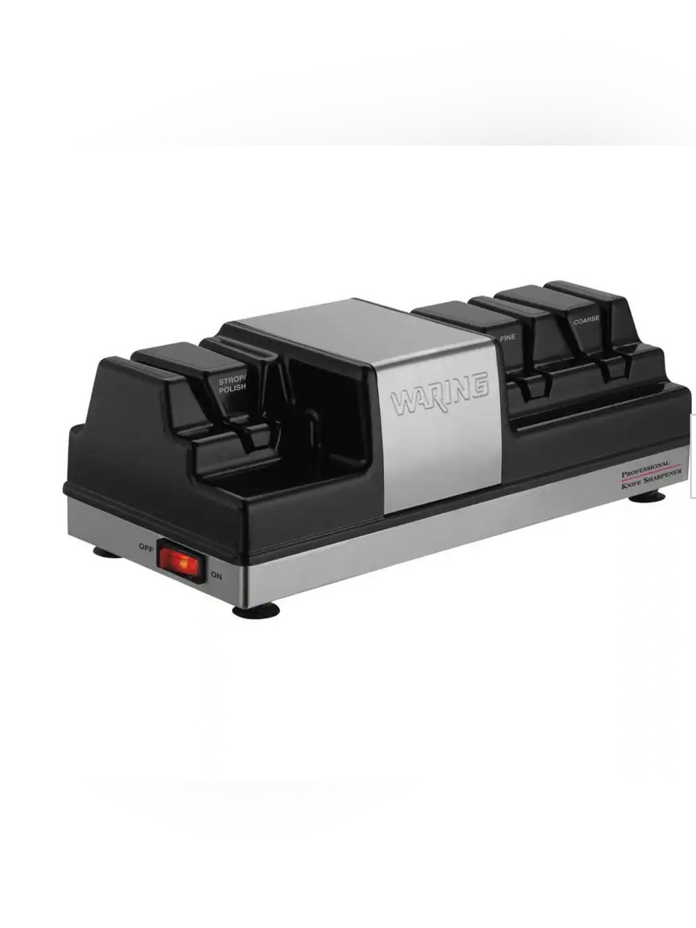 Waring Pro Electric Knife Sharpener in Black and Silver